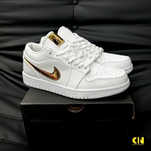 Giay Nike Air Jordan 1 Low White Metallic Gold Gia Tot Giày Nike Air Jordan 1 Low White Metallic Gold Giá Tốt