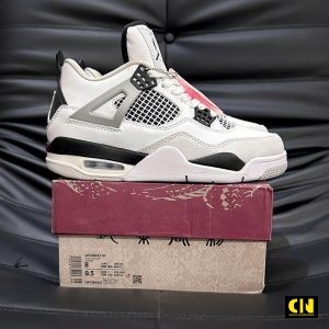 Giay Nike Air Jordan 4 Retro Military Black Full Box Giày Nike Air Jordan 4 Retro Military Black Full Box
