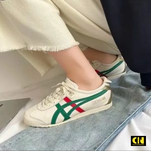 Giay Onitsuka Tiger Mexico 66 Birch Kale Cream Green Giày Onitsuka Tiger Mexico 66 Birch Kale Cream Green