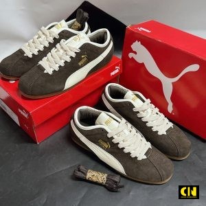 Giay Puma Tackle Brown Nau Trang Co Thap Giày Puma Tackle Brown Nâu Trắng Cổ Thấp