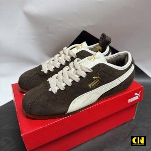 Giay Puma Tackle Brown White Giày Puma Tackle Brown White