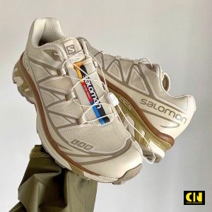 Giay Salomon Xt 6 Mau Nau Kem Chong Tron Truo Giày Salomon XT-6 Màu Nâu Kem Chống Trơn Trượ