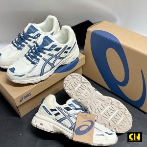 Giay Sneaker Asics Gel Venture 6 Cream White Blue Nam Giày Sneaker ASICS Gel Venture 6 Cream White Blue Nam