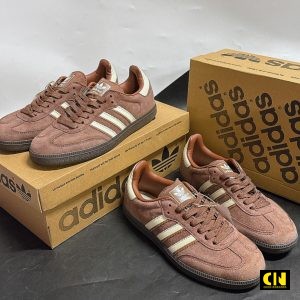 Giay Sneaker Adidas Samba Og Preloved Brown De Cao Su Gum Giày Sneaker Adidas Samba OG Preloved Brown Đế Cao Su Gum