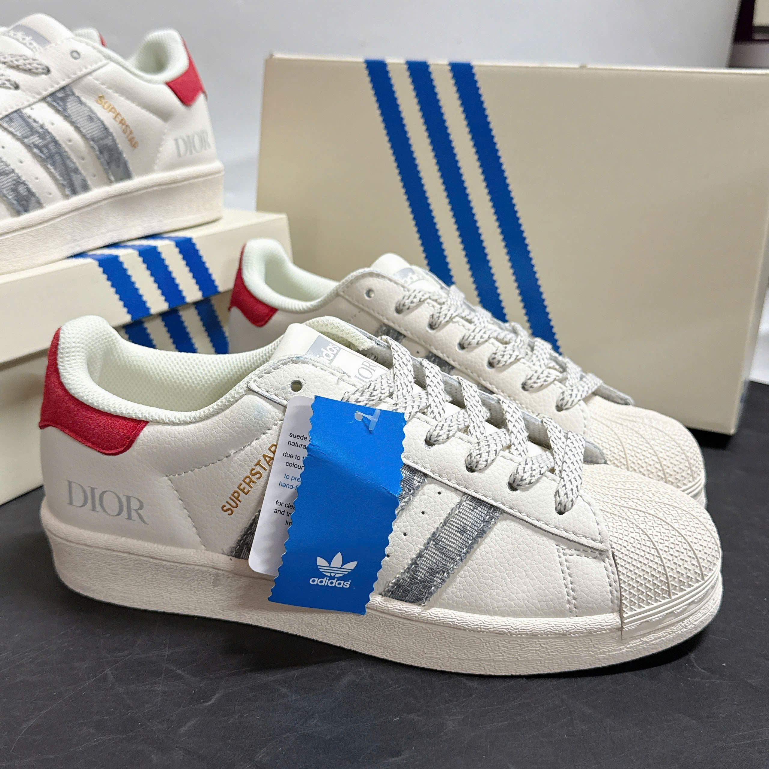 Giày Sneaker Adidas Superstar Dior Full Box High Quality Giày Sneaker Adidas Superstar Dior Full Box High Quality