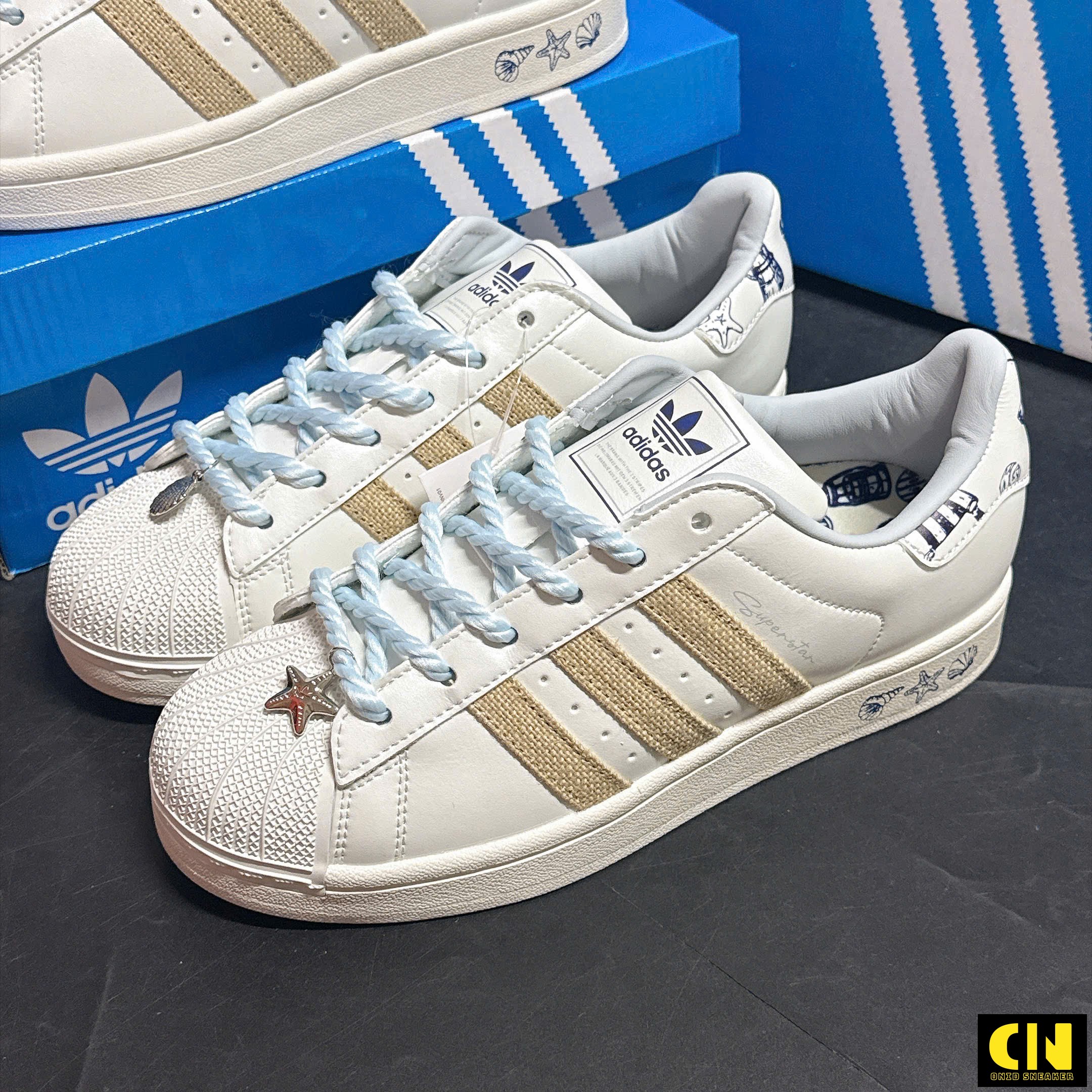 Giày Sneaker Adidas Superstar Ii Pearl White Fullbox Đủ Size Giày Sneaker Adidas Superstar II Pearl White Fullbox Đủ Size