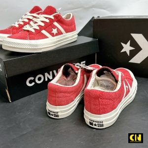 Giay Sneaker Converse One Star Academy Pro Suede Red Brown Giày Sneaker Converse One Star Academy Pro Suede Red Brown