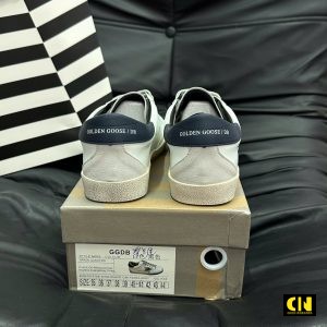 Giay Sneaker Golden Goose Superstar White Dark Blue Giày Sneaker Golden Goose Superstar White Dark Blue