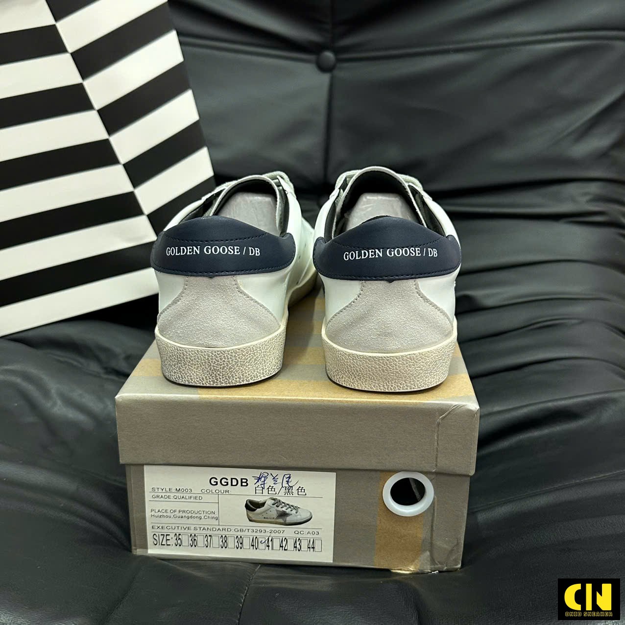 Giày Sneaker Golden Goose Superstar White Dark Blue Giày Sneaker Golden Goose Superstar White Dark Blue