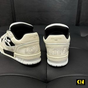 Giay Sneaker Louis Vuitton Lv Trainer Cream Black Fullbox Du Size Giày Sneaker Louis Vuitton LV Trainer Cream Black Fullbox Đủ Size