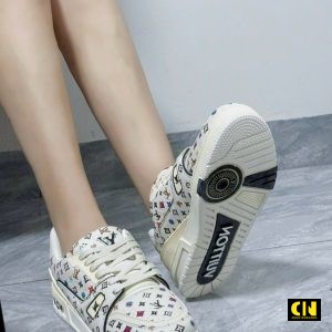 Giay Sneaker Louis Vuitton Lv Trainer Hoa Tiet Giày Sneaker Louis Vuitton LV Trainer Họa Tiết