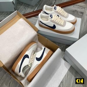Giay Sneaker Nam Nu Nike Killshot 2 Trang Xanh Navy Giày Sneaker Nam Nữ Nike Killshot 2 Trắng Xanh Navy