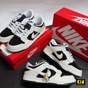Giay Sneaker Nike Dunk Embossed Baroque Black White Giày Sneaker Nike Dunk Embossed Baroque Black White