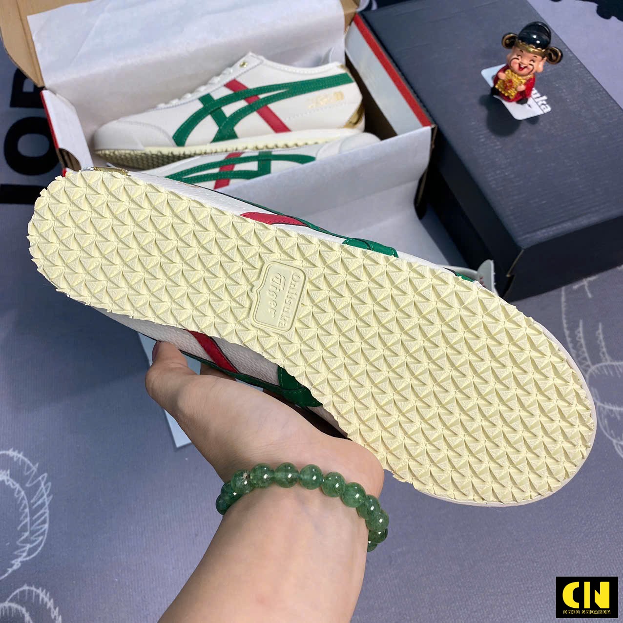 Giày Sneaker Onitsuka Tiger Mexico 66 Birch Kale Đế Răng Cưa Giày Sneaker Onitsuka Tiger Mexico 66 Birch Kale Đế Răng Cưa