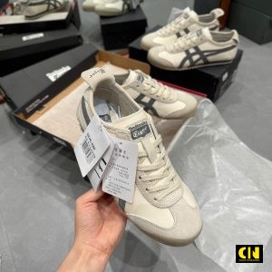Giay Sneaker Onitsuka Tiger Mexico 66 Sd Mau Kem Cream Gray Giày Sneaker Onitsuka Tiger Mexico 66 SD Màu Kem Cream Gray