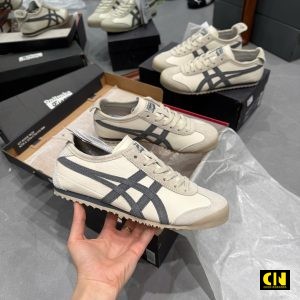 Giay Sneaker Onitsuka Tiger Mexico 66 Sd Mau Kem Xam Giày Sneaker Onitsuka Tiger Mexico 66 SD Màu Kem Xám