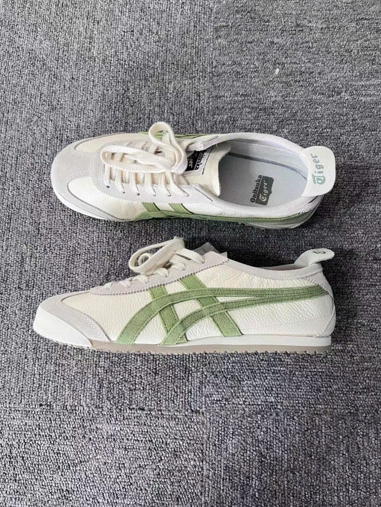 Giày Sneaker Onitsuka Tiger Mexico 66 Vin Brick Green Trắng Xanh Lá Giày Sneaker Onitsuka Tiger Mexico 66 Vin Brick Green Trắng Xanh Lá