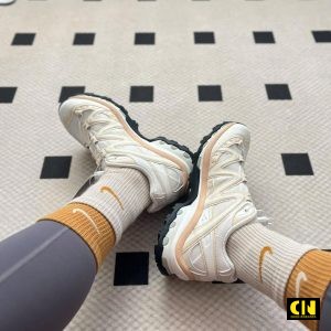Giay Sneaker Salomon Xt 6 Questseries Trang Nau Kem De Den Giày Sneaker Salomon XT-6 Questseries Trắng Nâu Kem Đế Đen
