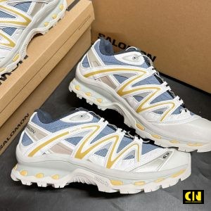 Giay Sneaker Salomon Xt Quest White Blue Yellow Giày Sneaker Salomon XT-Quest White Blue Yellow