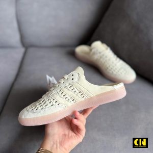 Giay Suc Adidas Mule Samba Og Cream White Trang Kem Giày Sục Adidas Mule Samba OG Cream White Trắng Kem