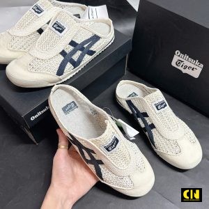 Giay Suc Onitsuka Tiger Mexico 66 Mau Trang Kem Phoi Xanh Navy Giày Sục Onitsuka Tiger Mexico 66 Màu Trắng Kem Phối Xanh Navy