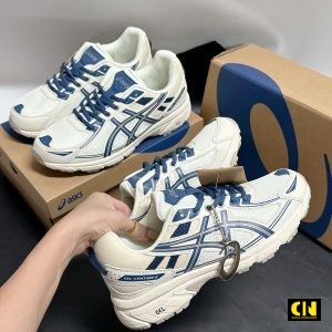 Giay The Thao Asics Gel Venture 6 Cream White Blue Giày Thể Thao ASICS Gel Venture 6 Cream White Blue