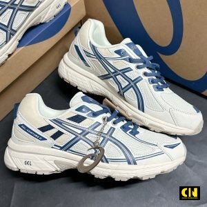 Giay The Thao Asics Gel Venture 6 Cream White Navy Giày Thể Thao ASICS Gel Venture 6 Cream White Navy