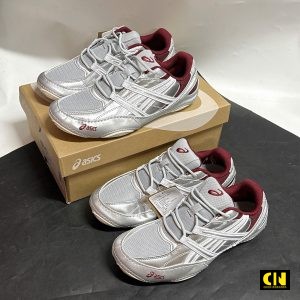 Giay The Thao Asics Hypersync Xam Bac Diem Do Burgundy Giày Thể Thao Asics Hypersync Xám Bạc Điểm Đỏ Burgundy