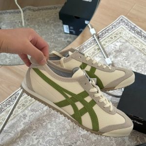 Giay The Thao Nam Nu Onitsuka Tiger Mexico 66 Mau Kem Xanh La Giay The Thao Nam Nu Onitsuka Tiger Mexico 66 Mau Kem Xanh La