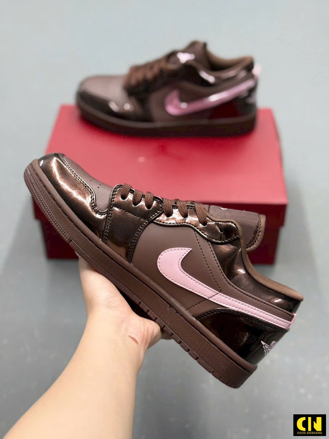 Giày Thể Thao Nike Air Jordan 1 Low Valentine Chocolate Màu Nâu Giày Thể Thao Nike Air Jordan 1 Low Valentine Chocolate Màu Nâu