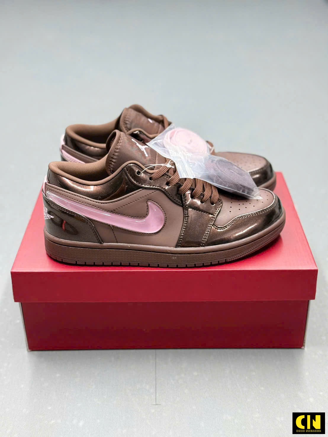 Giày Thể Thao Nike Air Jordan 1 Low Valentine Chocolate Nâu Hồng Giày Thể Thao Nike Air Jordan 1 Low Valentine Chocolate Nâu Hồng