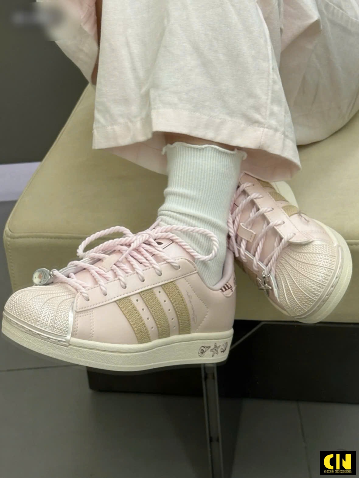 Giày Thể Thao Nữ Adidas Superstar Ii Pink Pastel Brown Giày Thể Thao Nữ Adidas Superstar II Pink Pastel Brown