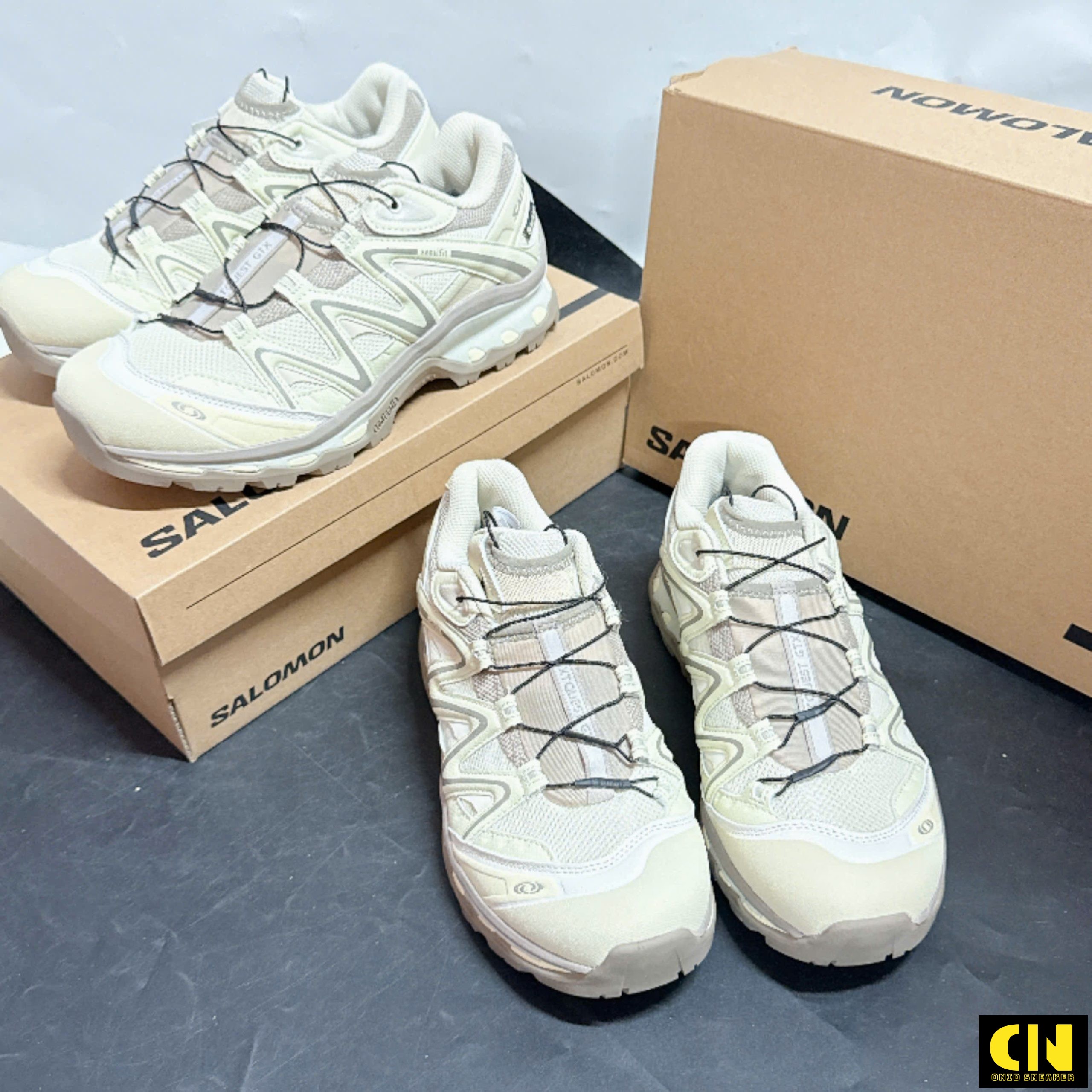 Giày Thể Thao Salomon Xt-Quest Gtx Almond Milk Vintage Khaki Giày Thể Thao Salomon XT-Quest GTX Almond Milk Vintage Khaki