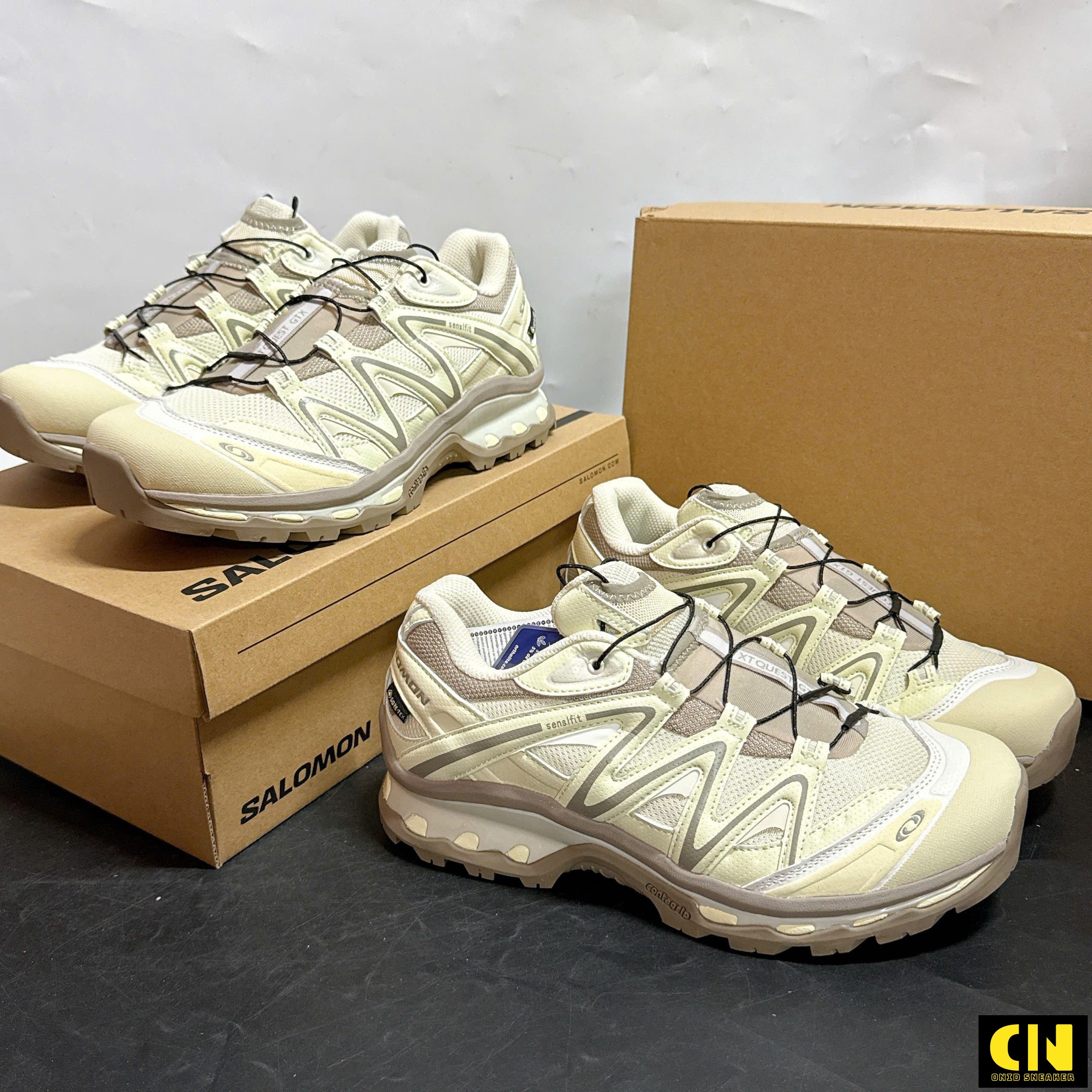 Giày Thể Thao Salomon Xt-Quest Gtx Nâu Vàng Giày Thể Thao Salomon XT-Quest GTX Nâu Vàng