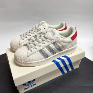 Giay Thoi Trang Adidas Superstar Tone Trang Xam Giày Thời Trang Adidas Superstar Tone Trắng Xám