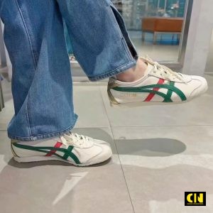Giay Thoi Trang Nam Nu Onitsuka Tiger Mexico 66 Xanh Do Got Giày Thời Trang Nam Nữ Onitsuka Tiger Mexico 66 Xanh Đỏ Gót