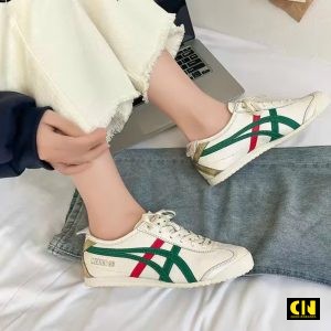 Giay Thoi Trang Nam Nu Onitsuka Tiger Mexico 66 Xanh Do Got Vang Giày Thời Trang Nam Nữ Onitsuka Tiger Mexico 66 Xanh Đỏ Gót Vàng