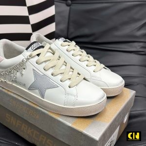 Giay Thoi Trang Nu Golden Goose Superstar Trang Hong Giày Thời Trang Nữ Golden Goose Superstar Trắng Hồng
