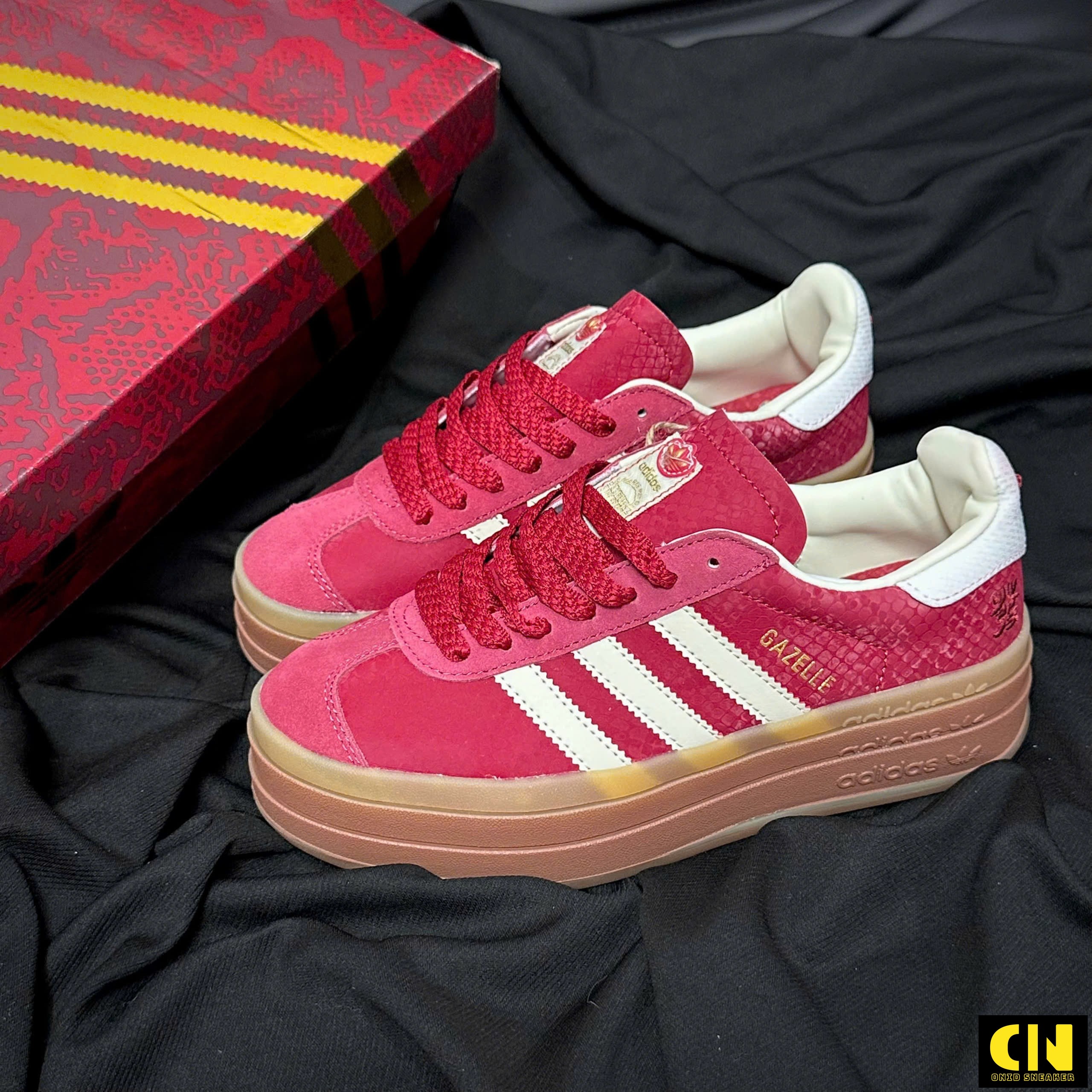 Giày Adidas Gazelle Bold Red Đỏ Giày Adidas Gazelle Bold Red Đỏ