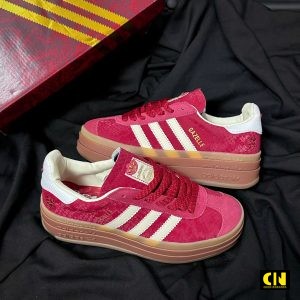 Giay Adidas Gazelle Bold Year Of The Snake White Red Giày Adidas Gazelle Bold Year Of The Snake White Red