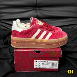 Giay Adidas Gazelle Trang Do Giày Adidas Gazelle Trắng Đỏ
