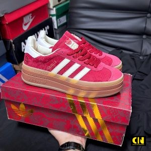 Giay Adidas Gazelle White Red Giày Adidas Gazelle White Red