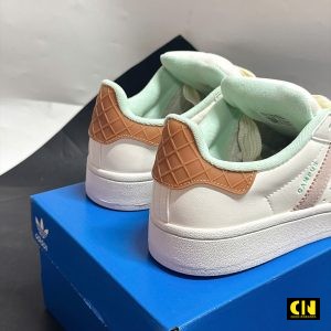 Giay Adidas Originals Campus 00S Trang Phoi Hong Got Nau Giày Adidas Originals Campus 00s Trắng Phối Hồng Gót Nâu
