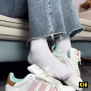 Giay Adidas Originals Campus 00S Trang Phoi Hong Xanh Mint Giày Adidas Originals Campus 00s Trắng Phối Hồng xanh Mint
