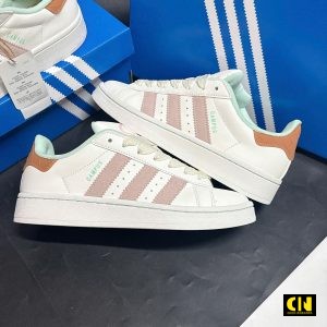 Giay Adidas Originals Campus 00S White Pink Brown Giày Adidas Originals Campus 00s White Pink Brown