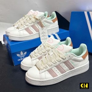 Giay Adidas Originals Campus 00S White Pink Brown Hong Trang Giày Adidas Originals Campus 00s White Pink Brown Hồng Trắng