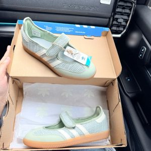 Giay Adidas Samba Jane Pastel Green Giày Adidas Samba Jane Pastel Green
