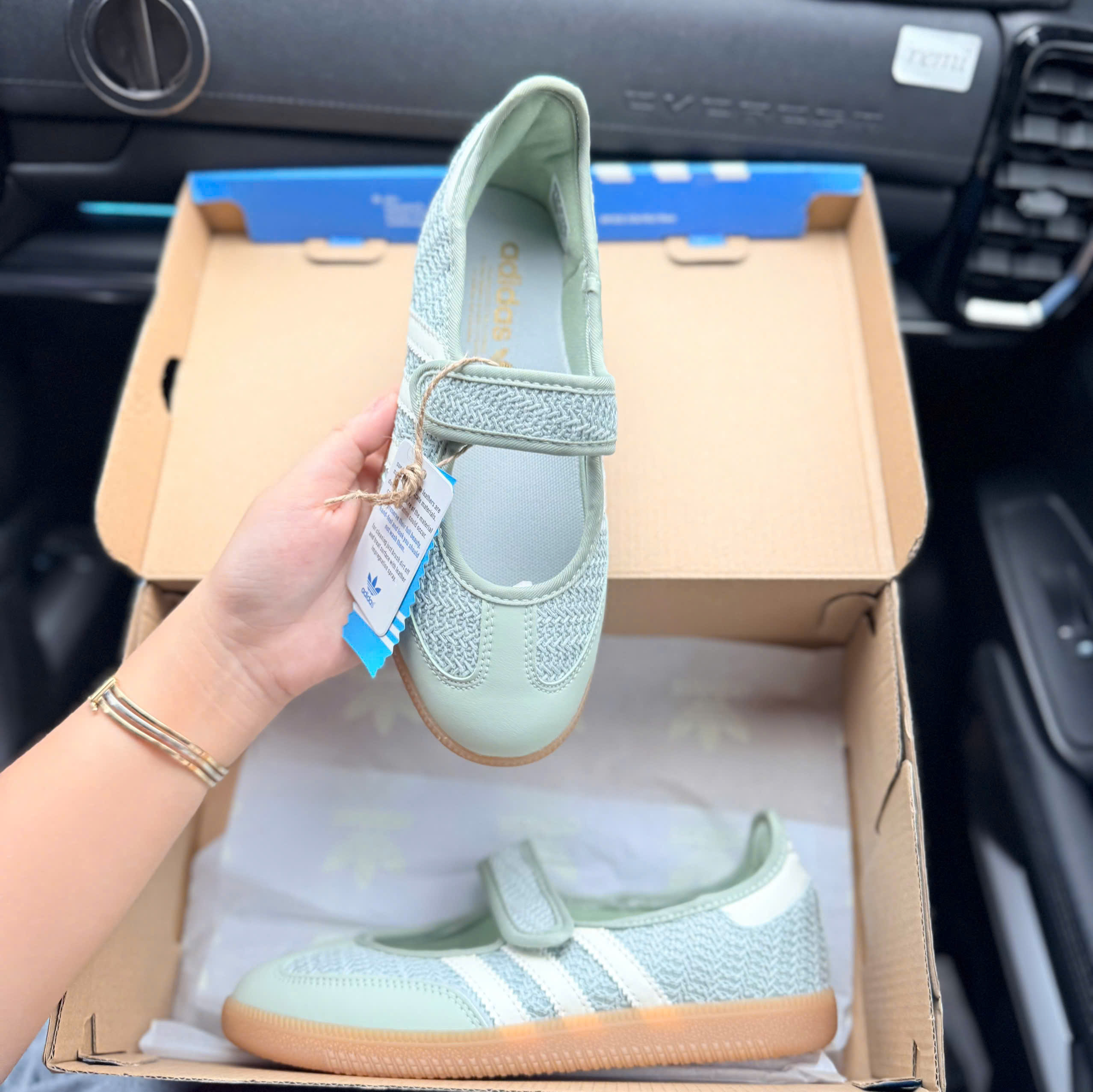 Giày Adidas Samba Jane Pastel Green White Giày Adidas Samba Jane Pastel Green White