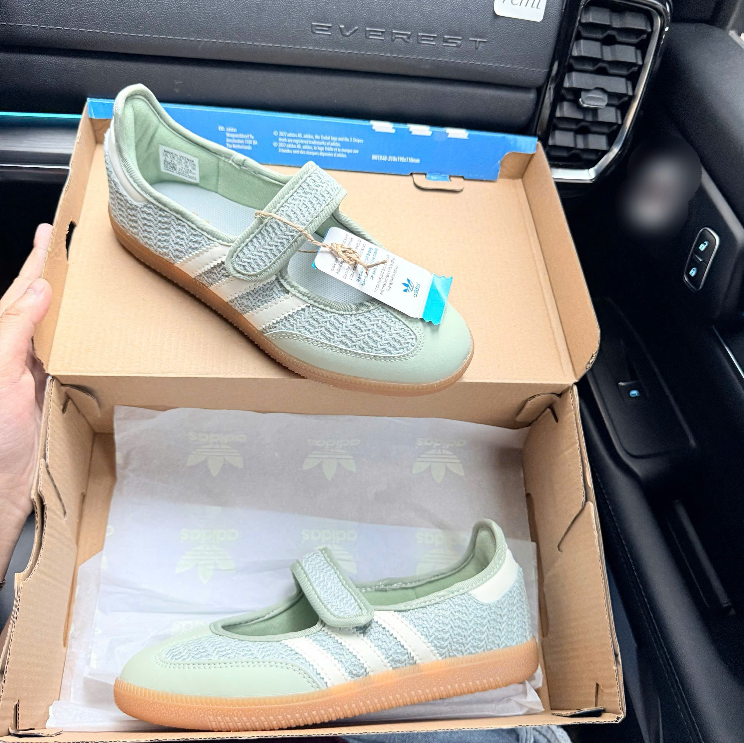 Giày Adidas Samba Jane Pastel Green Giày Adidas Samba Jane Pastel Green