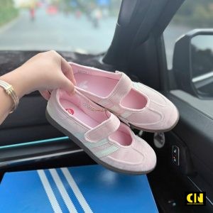 Giay Adidas Samba Mary Jane White Gum Hong Trang Giày Adidas Samba Mary Jane White Gum Hồng Trắng